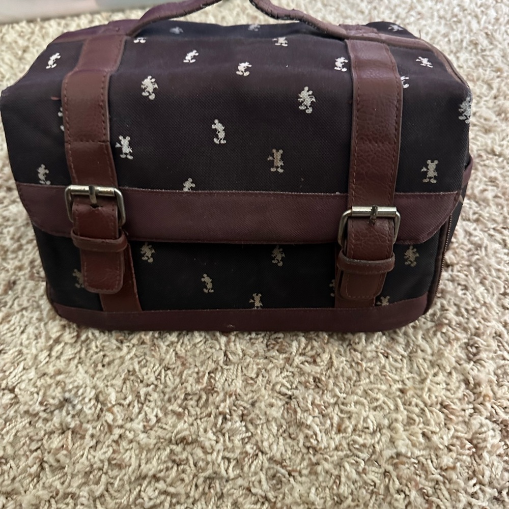 Disney Stylish Brown Men's Bag pre owned